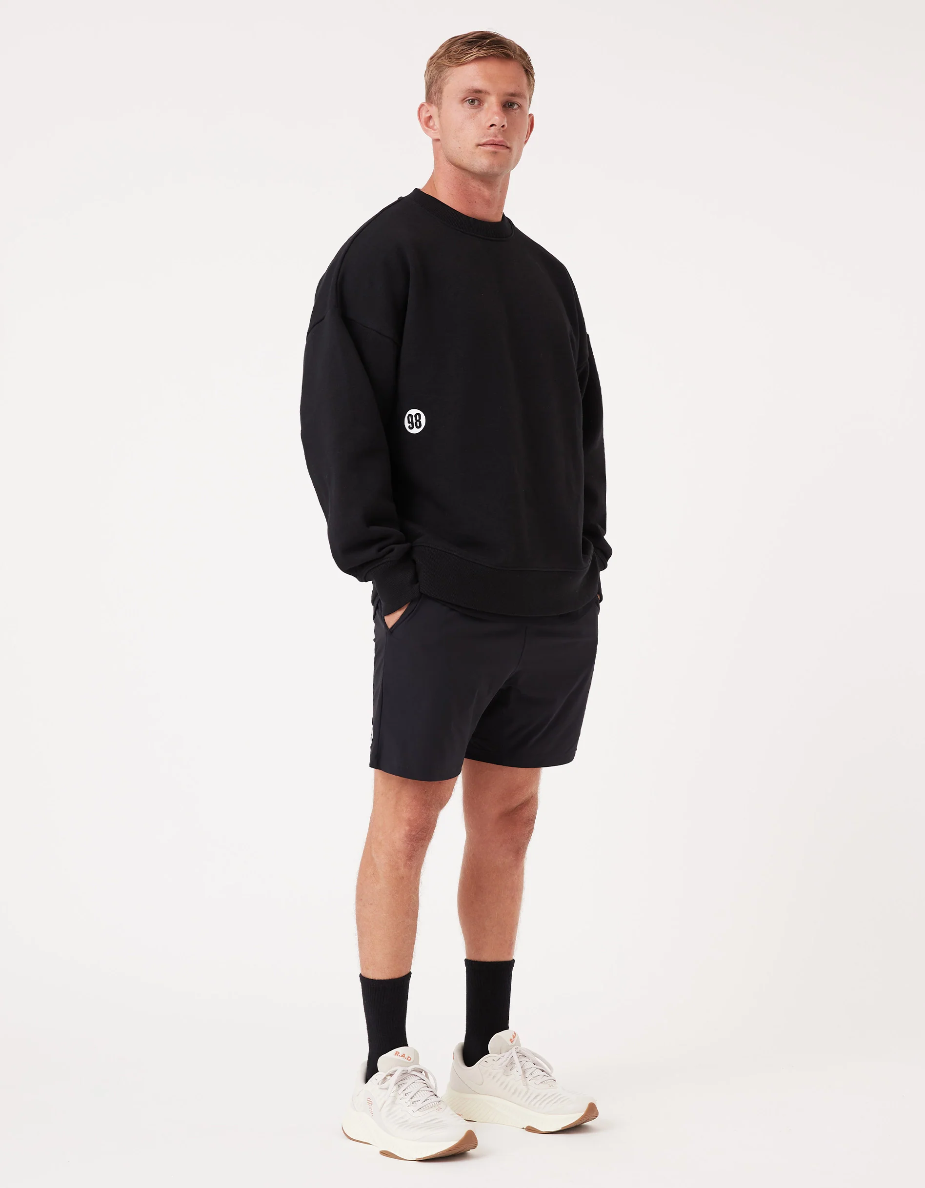 98 Rest Fleece Crew Black - Image 7