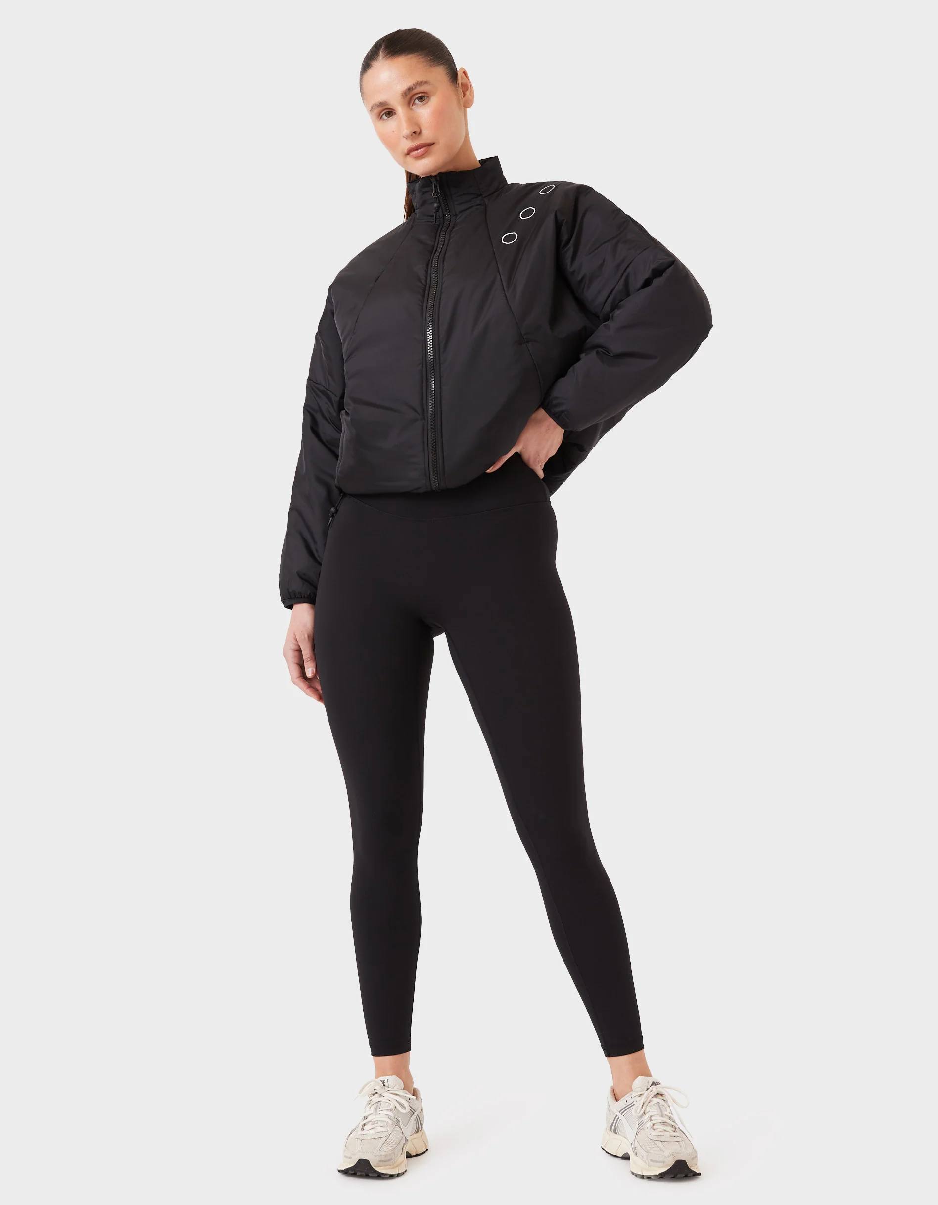 Exo-Cloud Jacket Black - Image 5
