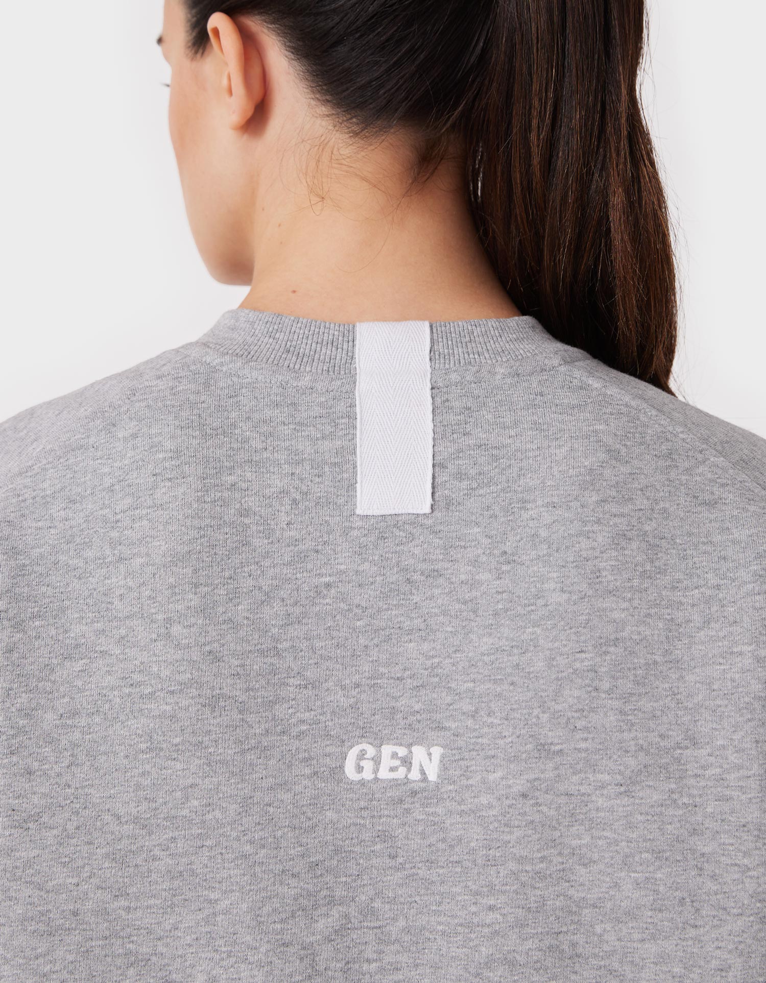 Float Fleece Crew Grey Marle - Image 3