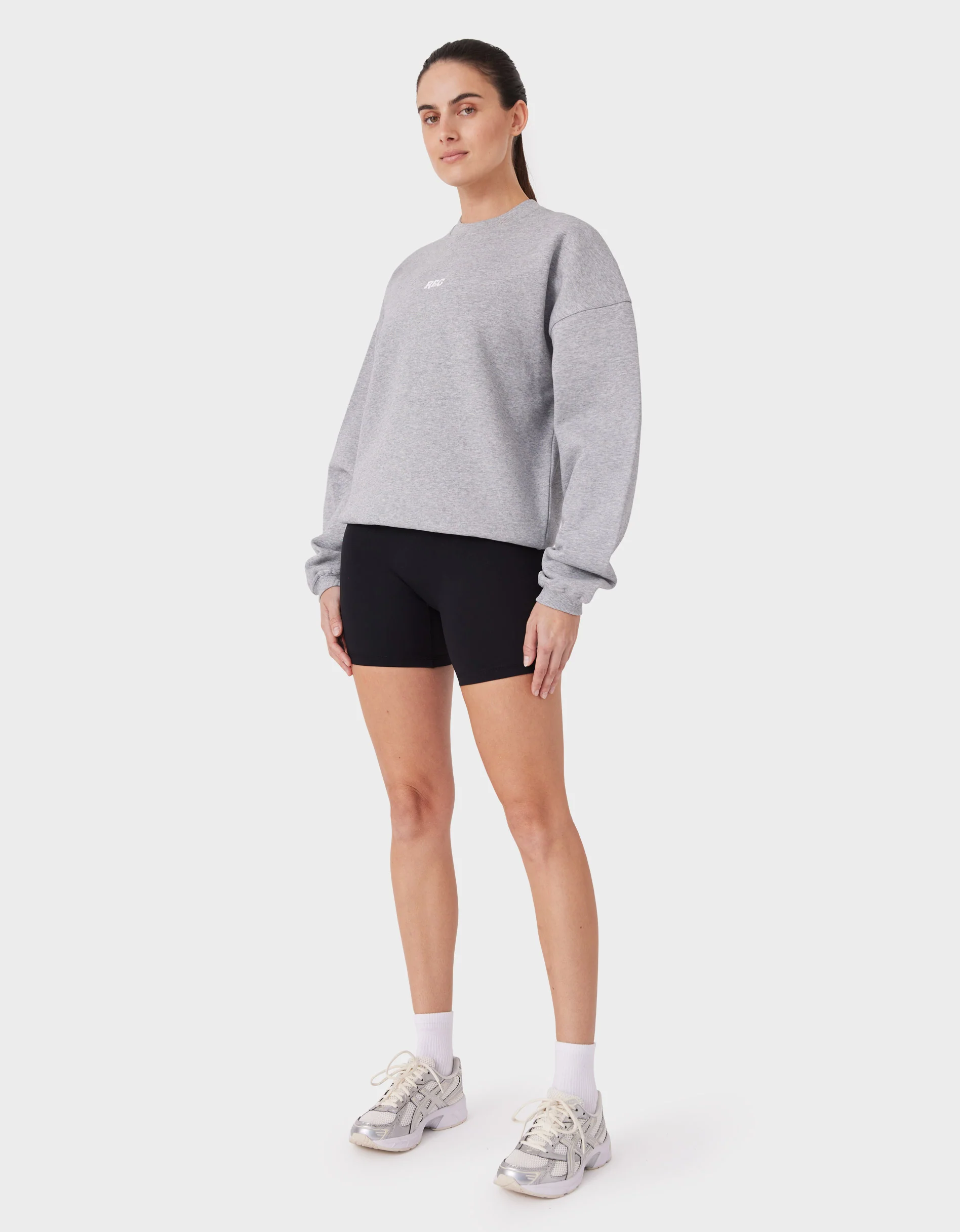 Float Fleece Crew Grey Marle - Image 5