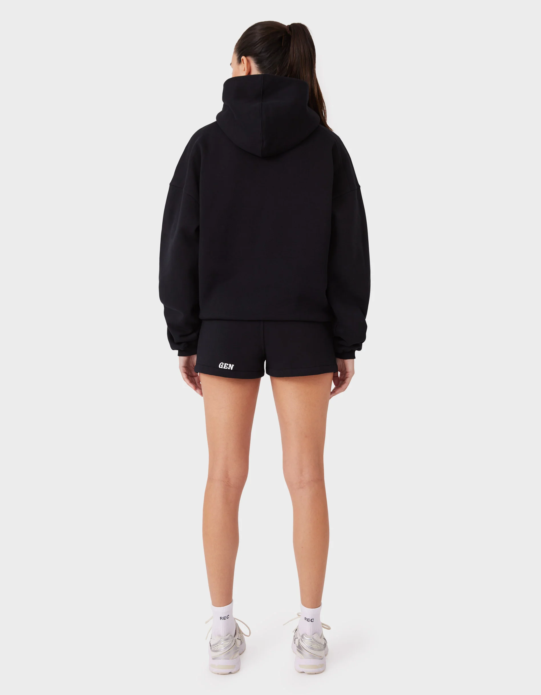Float Fleece REC Hood Black - Image 6
