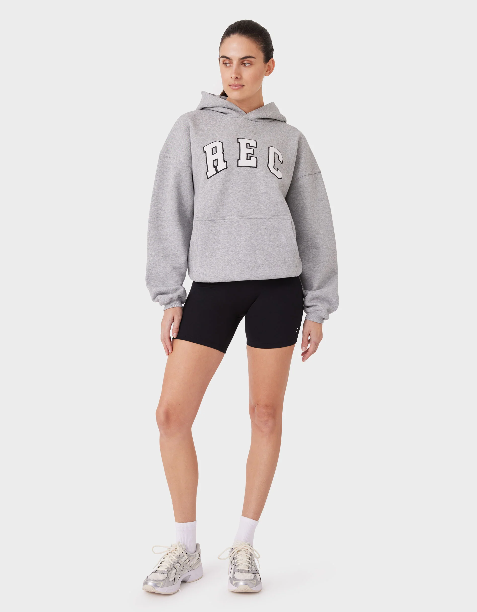 Float Fleece REC Hood Grey Marle - Image 3