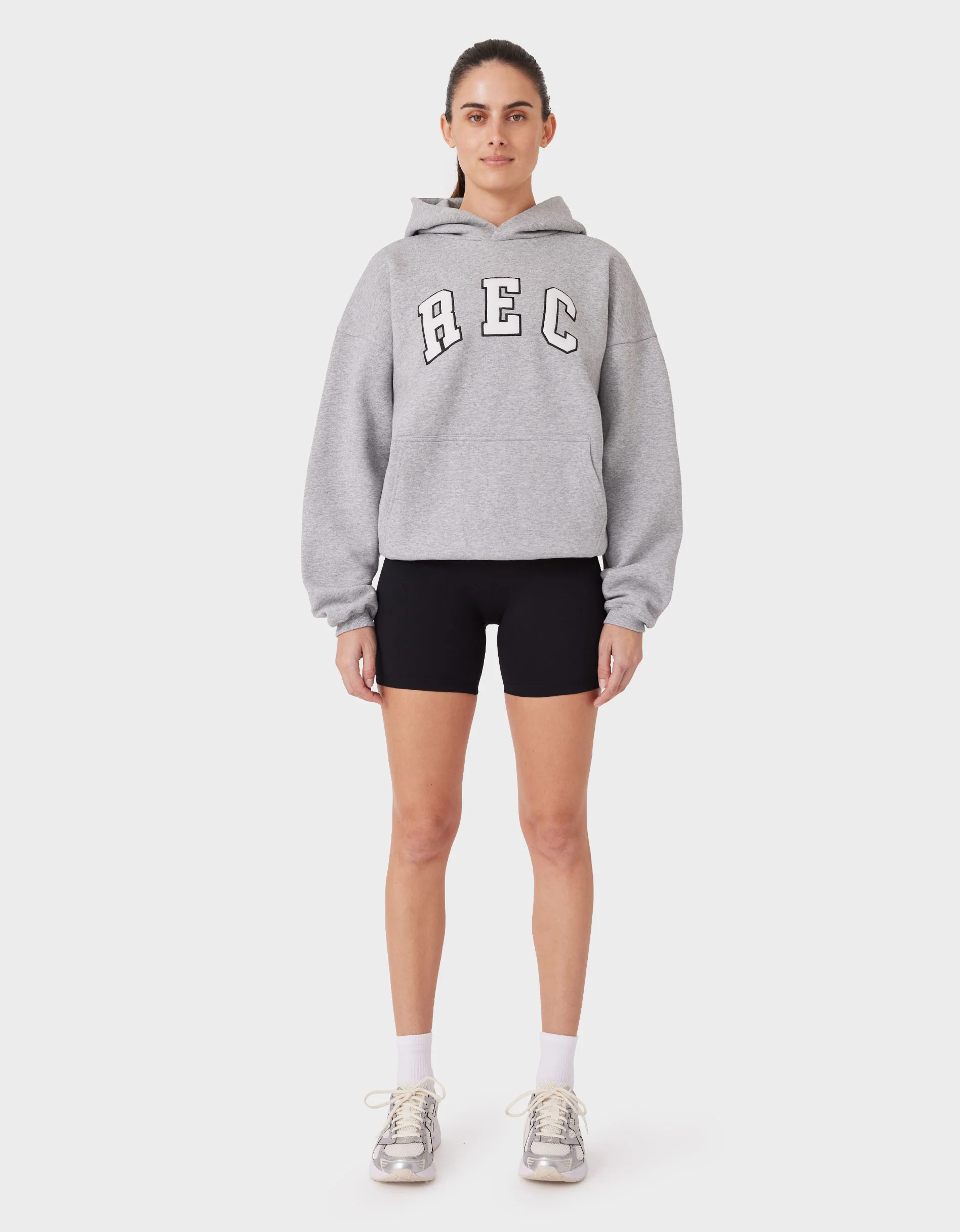 Float Fleece REC Hood Grey Marle - Image 5