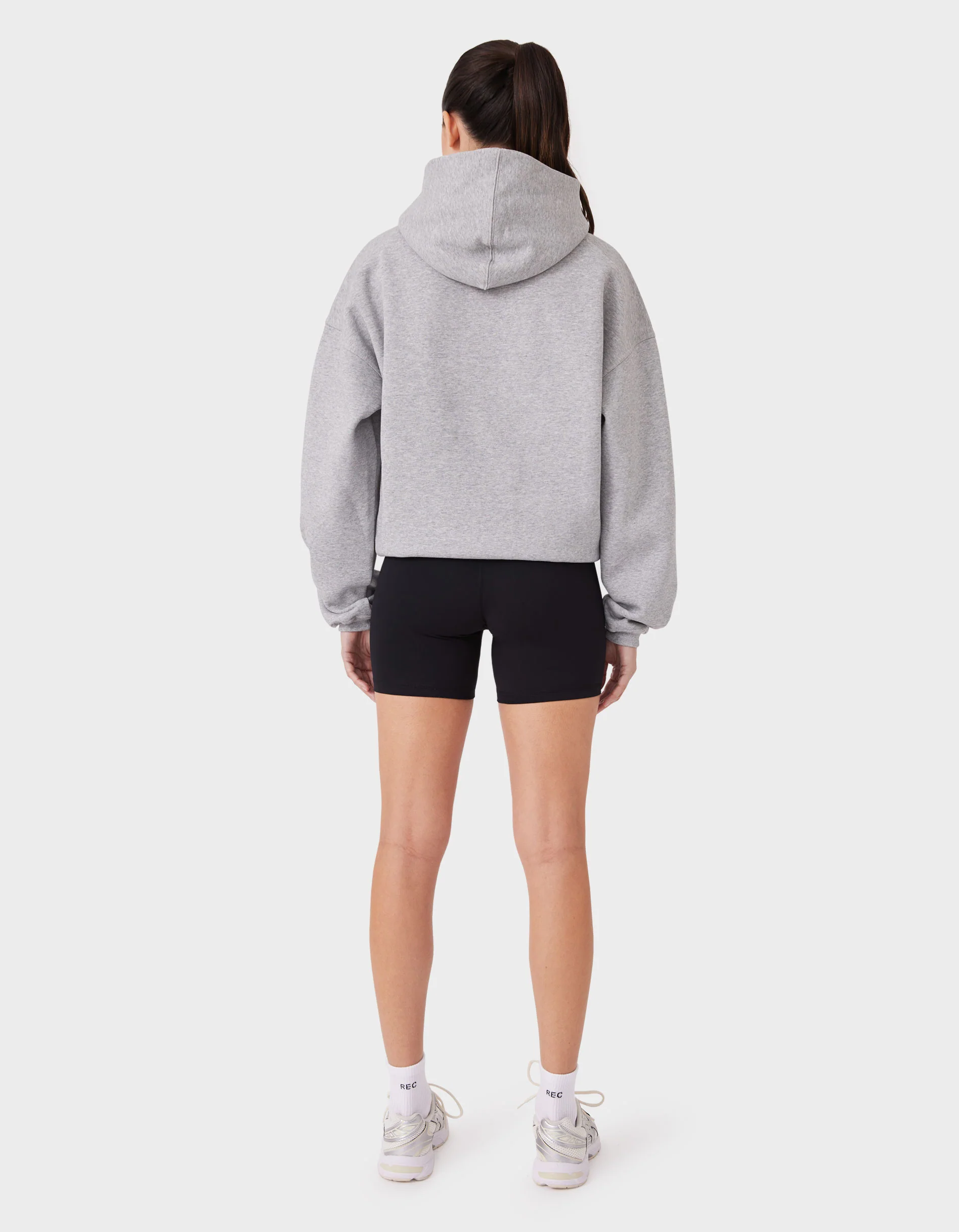 Float Fleece REC Hood Grey Marle - Image 6