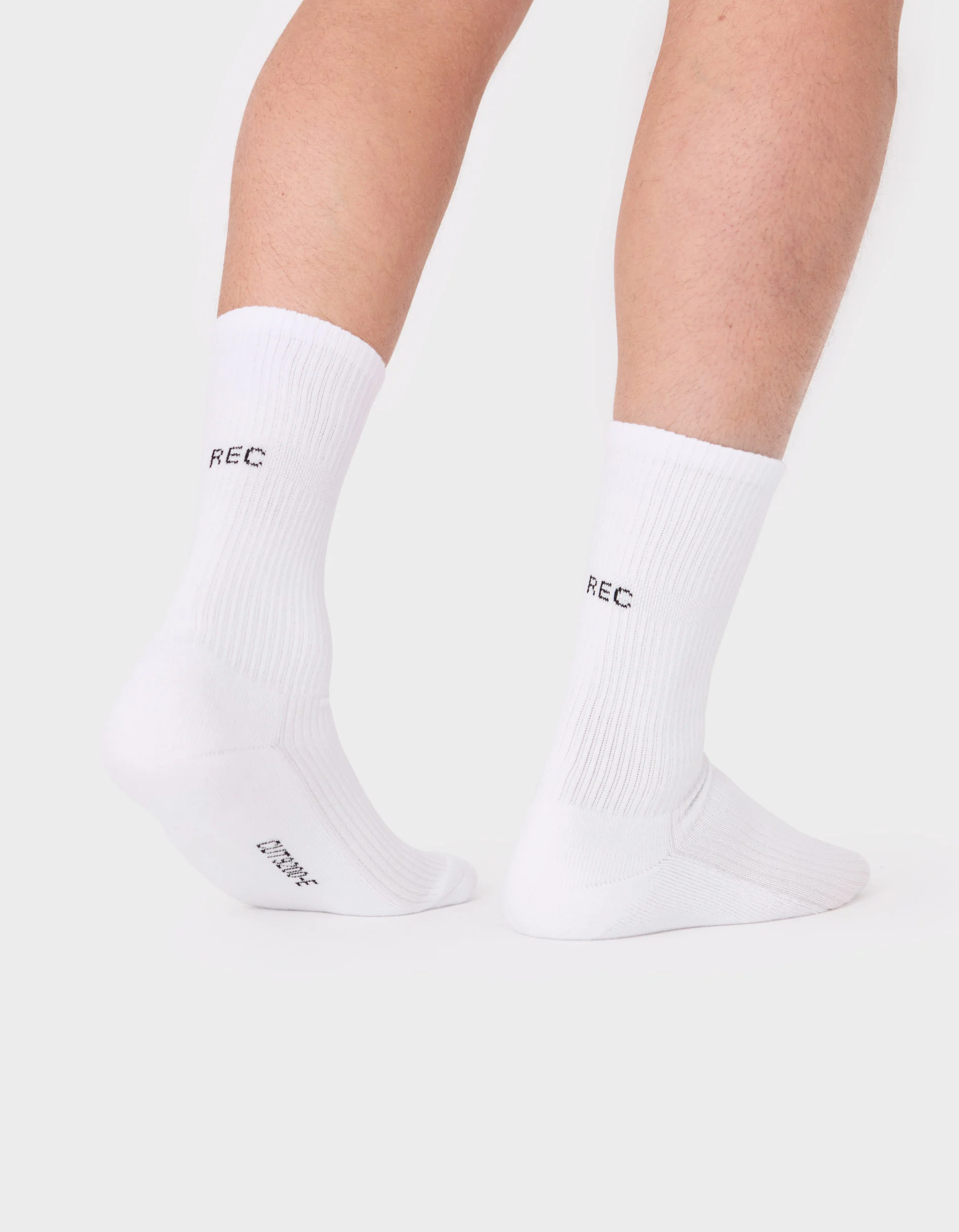 Logo Long Sock 2-Pack White - Image 3