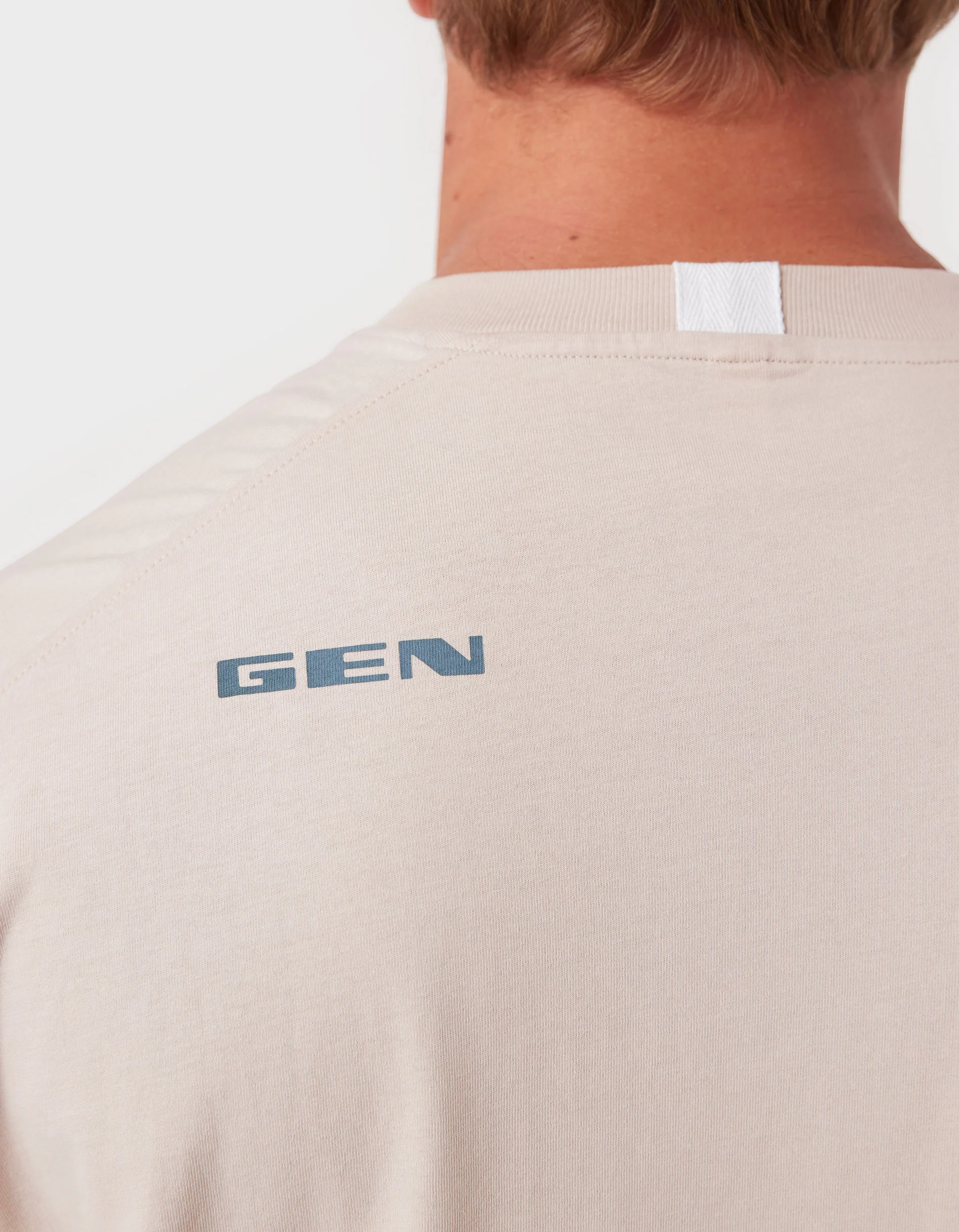 Mass DBL Tee Oat - Image 3