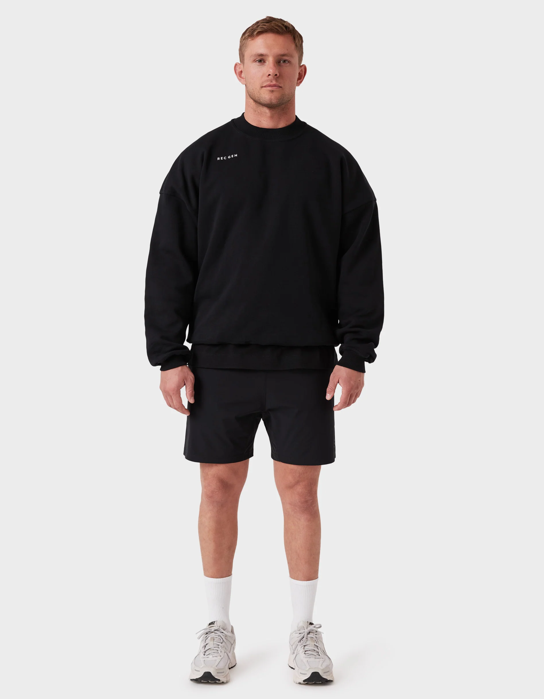 Mass Fleece Crew Black - Image 7