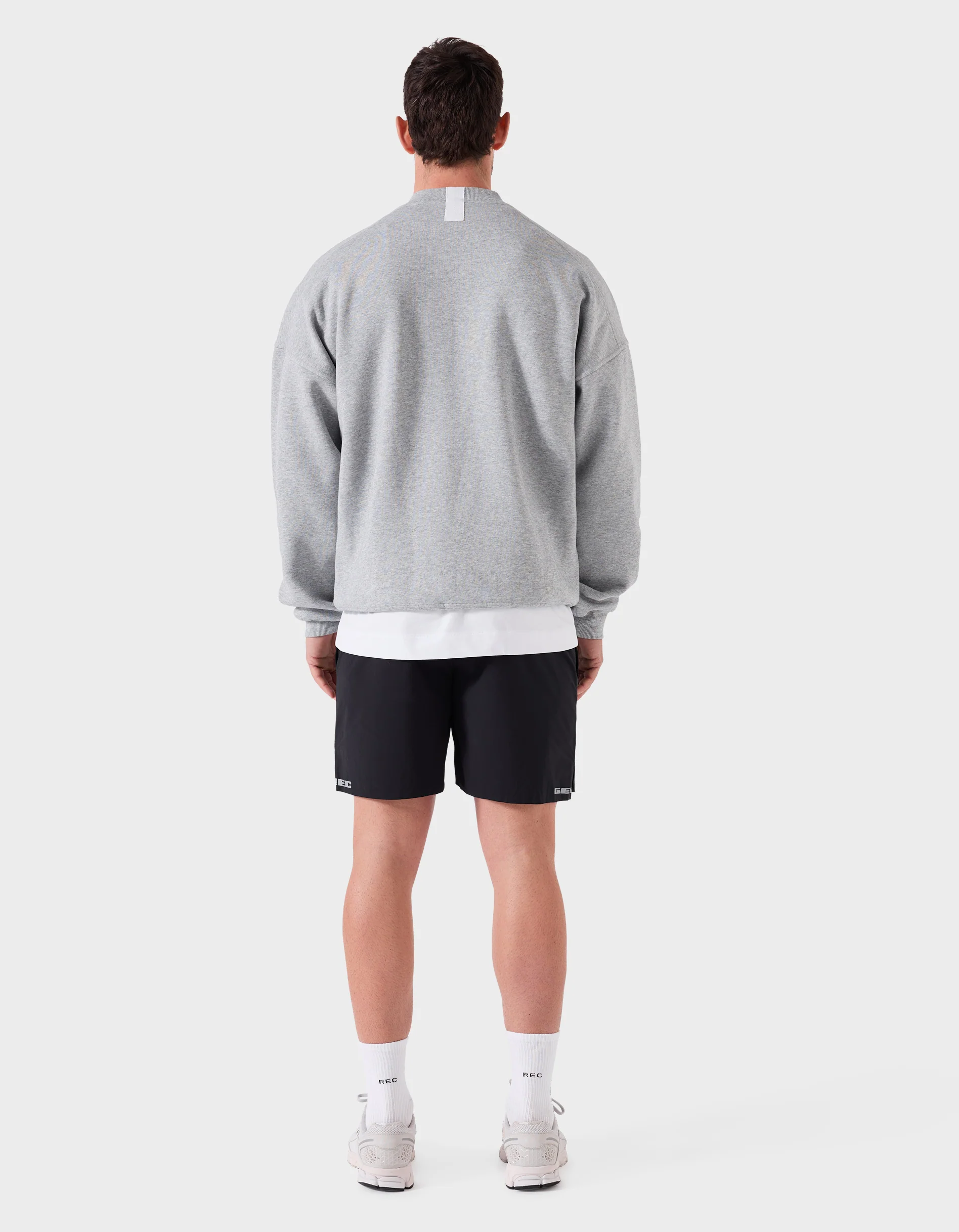 Mass Fleece Crew Grey Marle - Image 7