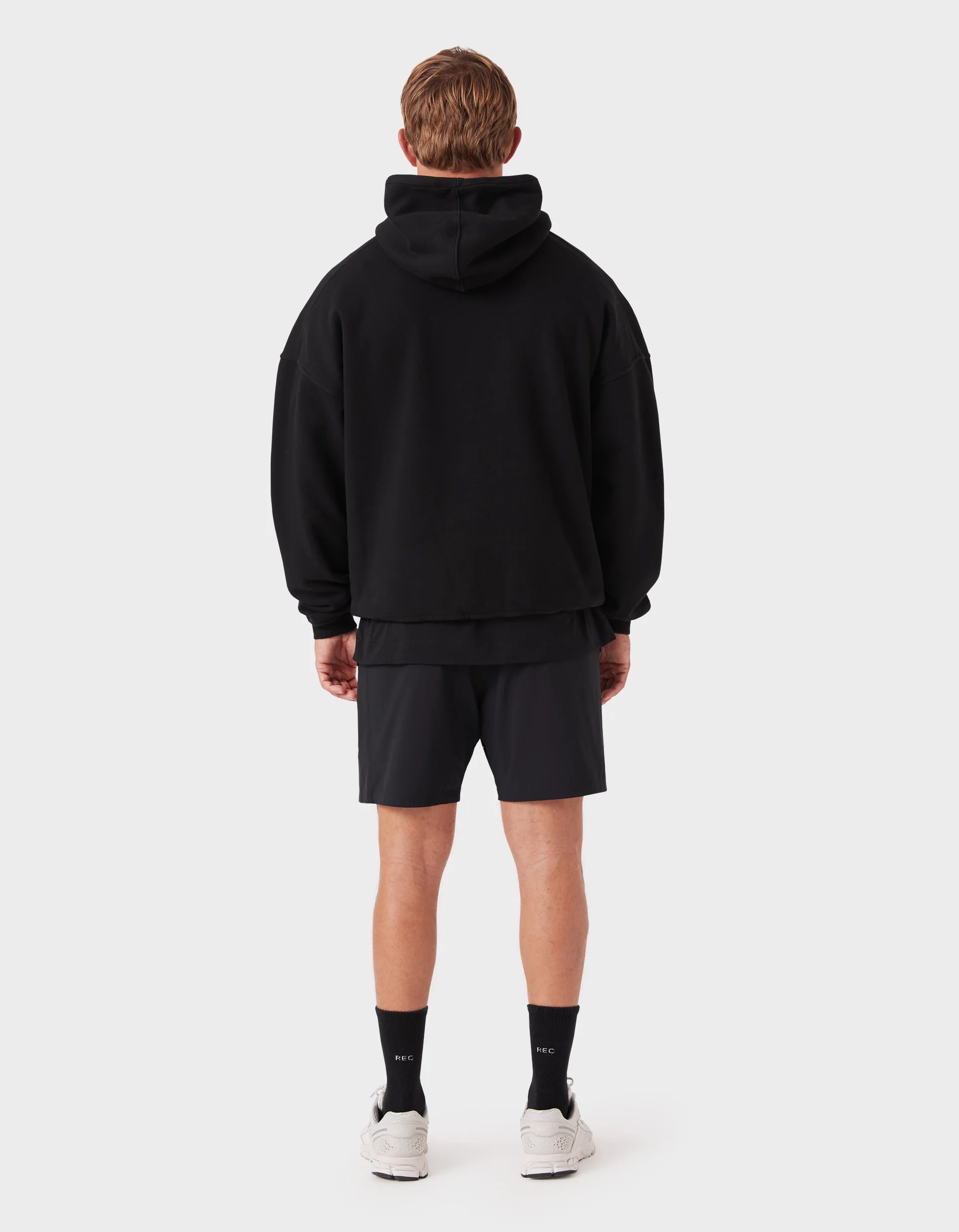 Mass Fleece Hood Black - Image 6